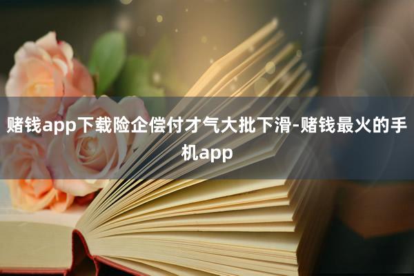 赌钱app下载险企偿付才气大批下滑-赌钱最火的手机app