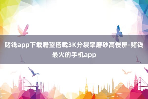 赌钱app下载瞻望搭载3K分裂率磨砂高慢屏-赌钱最火的手机app