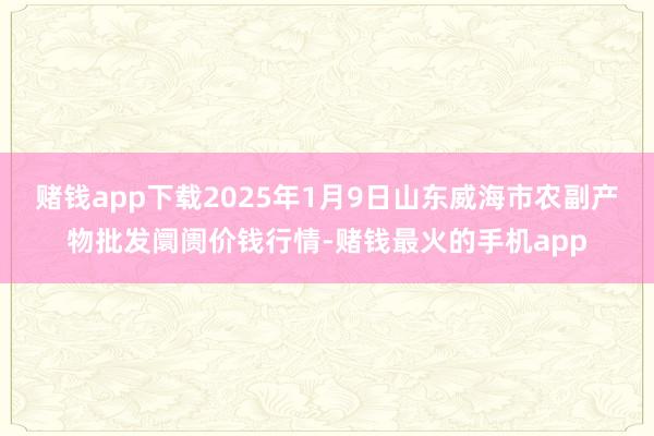赌钱app下载2025年1月9日山东威海市农副产物批发阛阓价钱行情-赌钱最火的手机app